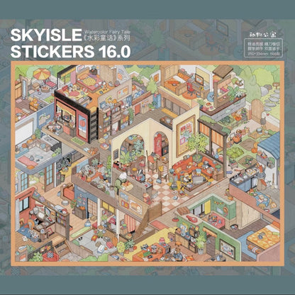 SKYISLE Vol. 16 Fairy Tale Town / Animal Apartment / Red Tea Cup House / Mayor Election - L - JoyJollyCrafts