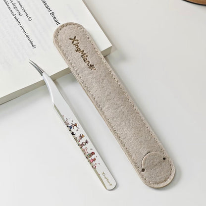 Spring Squad Tweezers Golden Feather Tweezers Dolphin Tweezers - JoyJollyCrafts