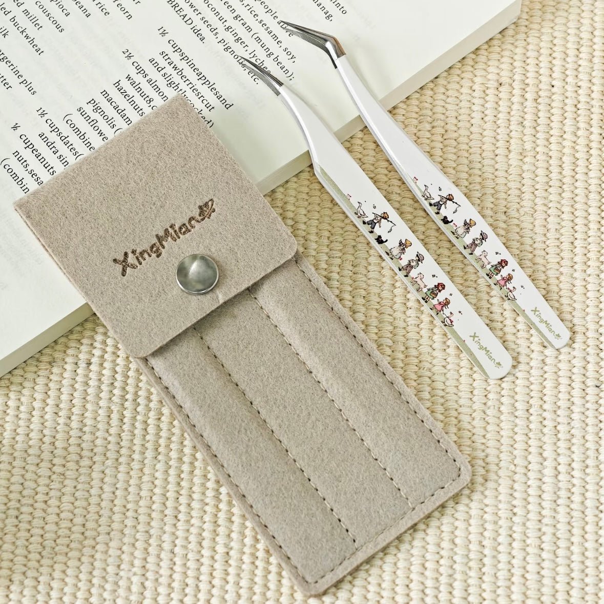 Spring Squad Tweezers Golden Feather Tweezers Dolphin Tweezers - JoyJollyCrafts