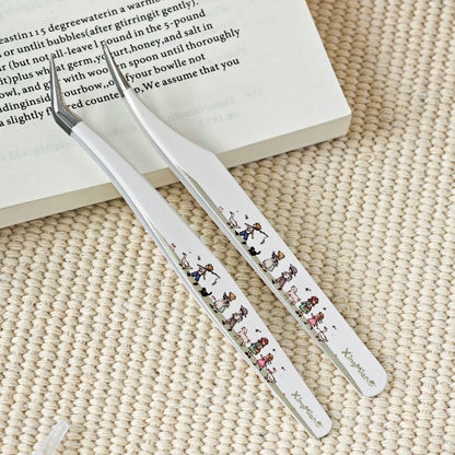 Spring Squad Tweezers Golden Feather Tweezers Dolphin Tweezers - JoyJollyCrafts