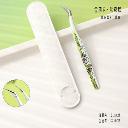 Spring Stroll Tweezers Vol. 2 Angled Tip Tweezers - Standard Edition Angled Tip Tweezers - Resin Edition Dolphin Tweezers - Standard Edition Dolphin Tweezers - Resin Edition - S - JoyJollyCrafts