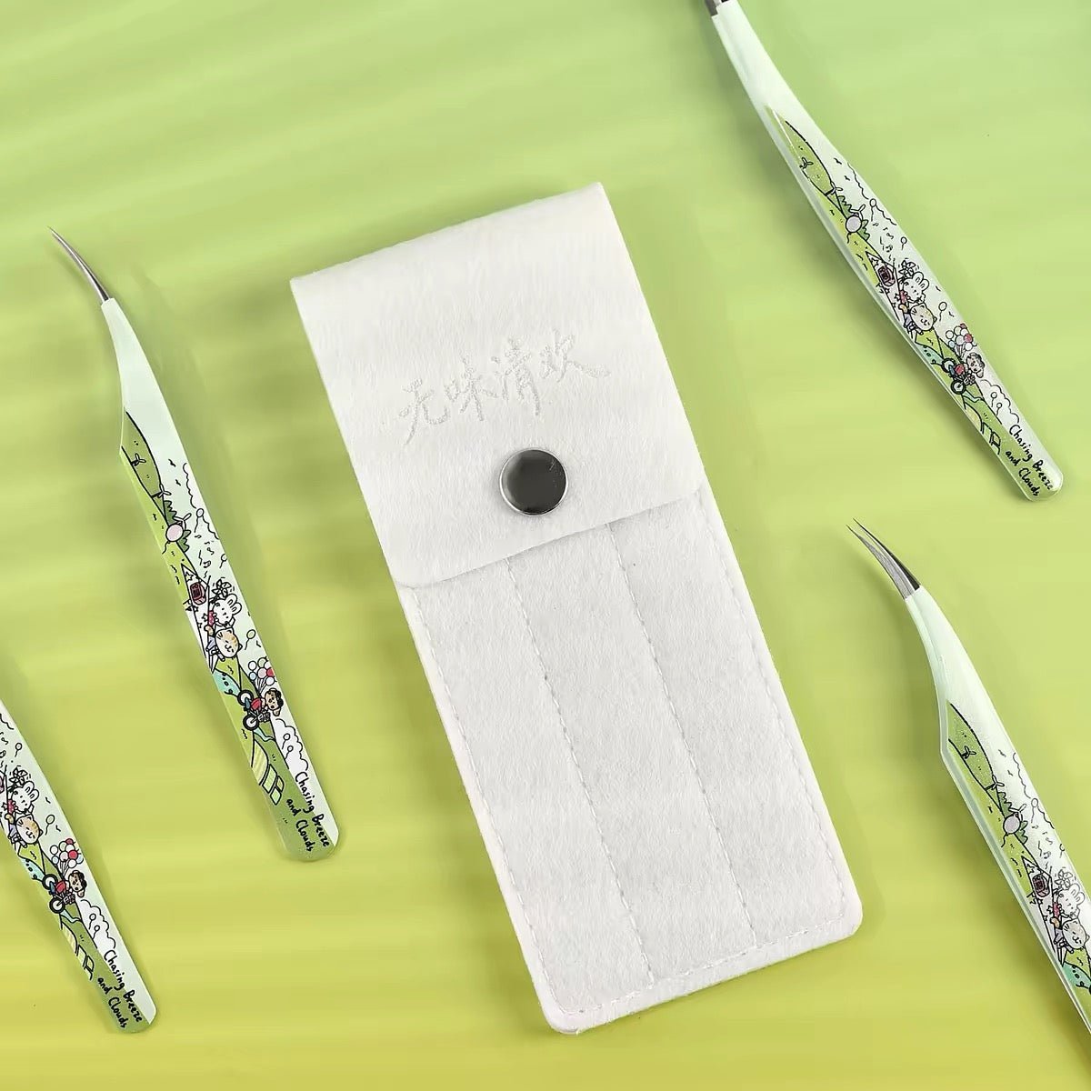 Spring Stroll Tweezers Vol. 2 Angled Tip Tweezers - Standard Edition Angled Tip Tweezers - Resin Edition Dolphin Tweezers - Standard Edition Dolphin Tweezers - Resin Edition - S - JoyJollyCrafts