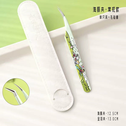 Spring Stroll Tweezers Vol. 2 Angled Tip Tweezers - Standard Edition Angled Tip Tweezers - Resin Edition Dolphin Tweezers - Standard Edition Dolphin Tweezers - Resin Edition - S - JoyJollyCrafts