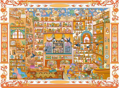 Sticker Park Vol. 1 Luxury Mirror Moments Floral Luxury Mansion Caramel Sweet Villa Golden Light Ball Home of Beloved Treasures - L - JoyJollyCrafts