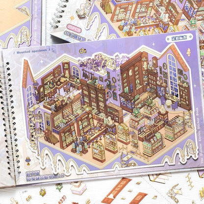 Stocking series Scene Sticker Book Vol. 8 - L - JoyJollyCrafts