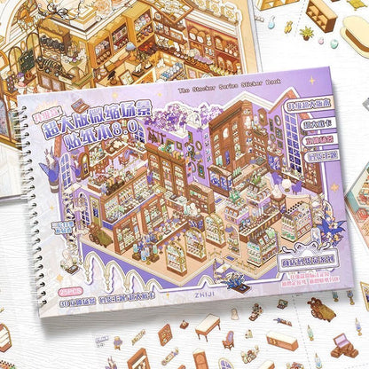 Stocking series Scene Sticker Book Vol. 8 - L - JoyJollyCrafts