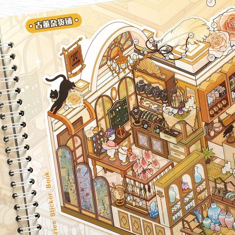 Stocking series Scene Sticker Book Vol. 8 - L - JoyJollyCrafts