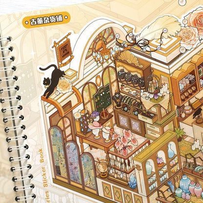 Stocking series Scene Sticker Book Vol. 8 - L - JoyJollyCrafts
