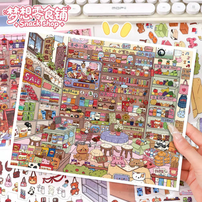 Stocking Series Vol. 137 Vintage Curio Shop Dream Snack Shop - L - JoyJollyCrafts