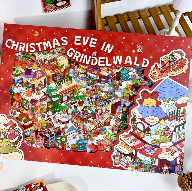 Super Large Vol. 2 Christmas Series Grindelwald Christmas Night - XL - JoyJollyCrafts