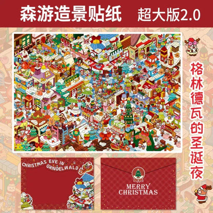 Super Large Vol. 2 Christmas Series Grindelwald Christmas Night - XL - JoyJollyCrafts