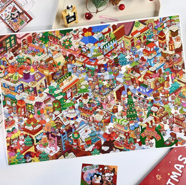 Super Large Vol. 2 Christmas Series Grindelwald Christmas Night - XL - JoyJollyCrafts