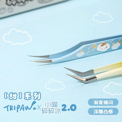 Sweet Series Tweezers Soft Cat Light Sleep Cat - JoyJollyCrafts