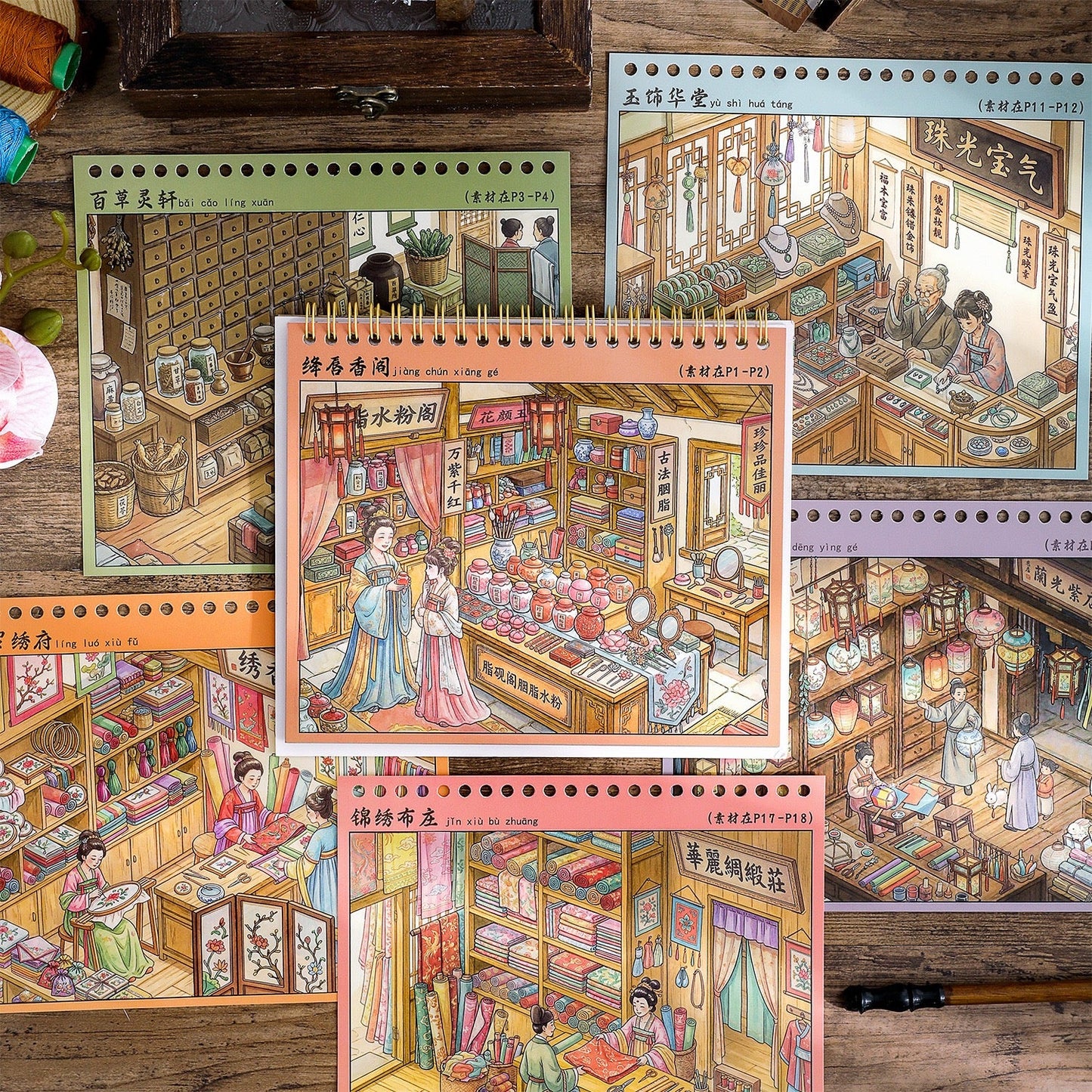 Tang City Business Directory Collection Book - M - JoyJollyCrafts