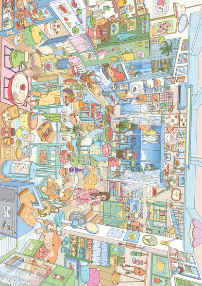 Taro Cream Box Vol. 12 Pink Dream Sweet Cottage / A cozy small apartment in Haiyan - L - JoyJollyCrafts