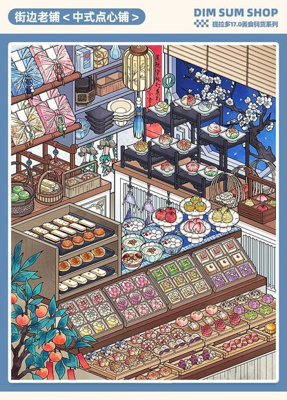Telado Vol. 17 Collection Book 10 Food Store Scenes - M - JoyJollyCrafts