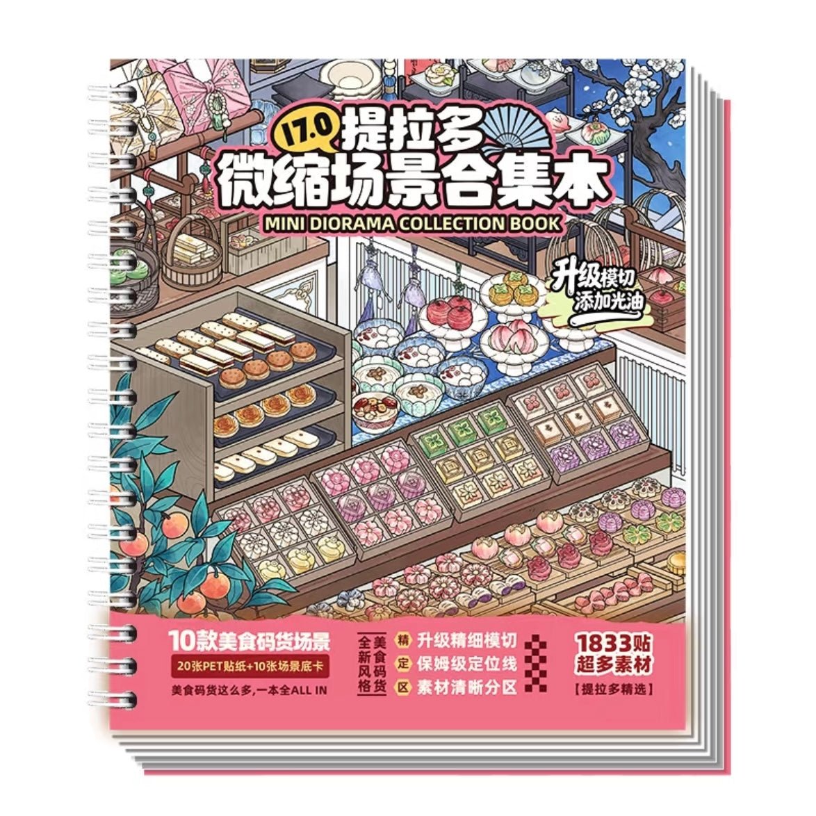 Telado Vol. 17 Collection Book 10 Food Store Scenes - M - JoyJollyCrafts