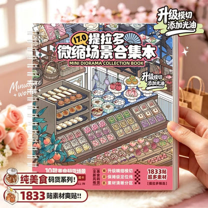 Telado Vol. 17 Collection Book 10 Food Store Scenes - M - JoyJollyCrafts