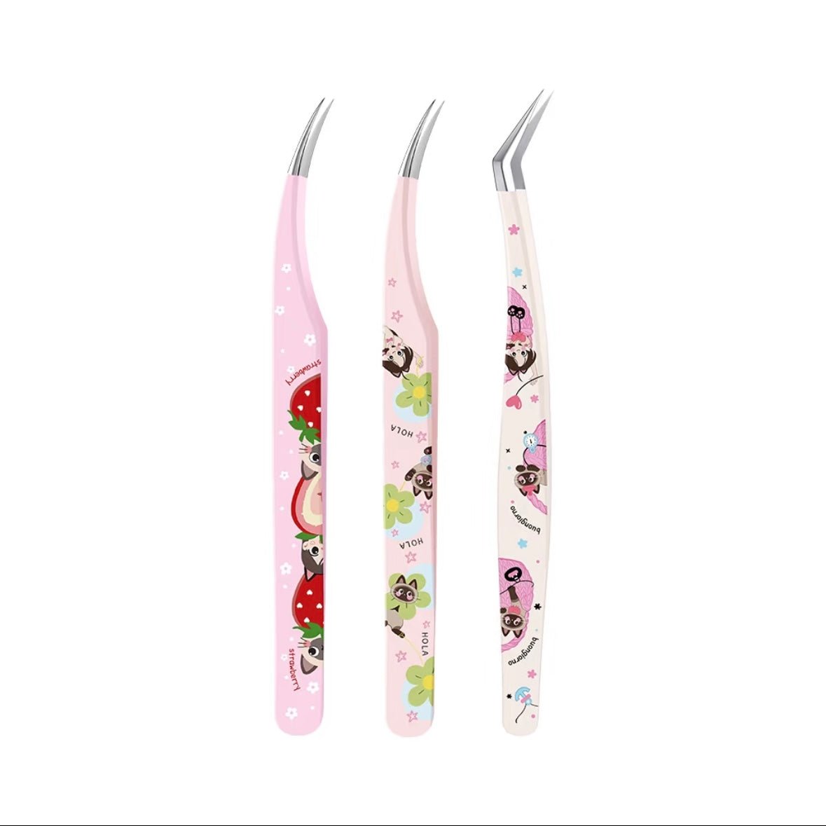 Ten Thousand Hearts Tweezers Coconut Strawberry Lime - JoyJollyCrafts