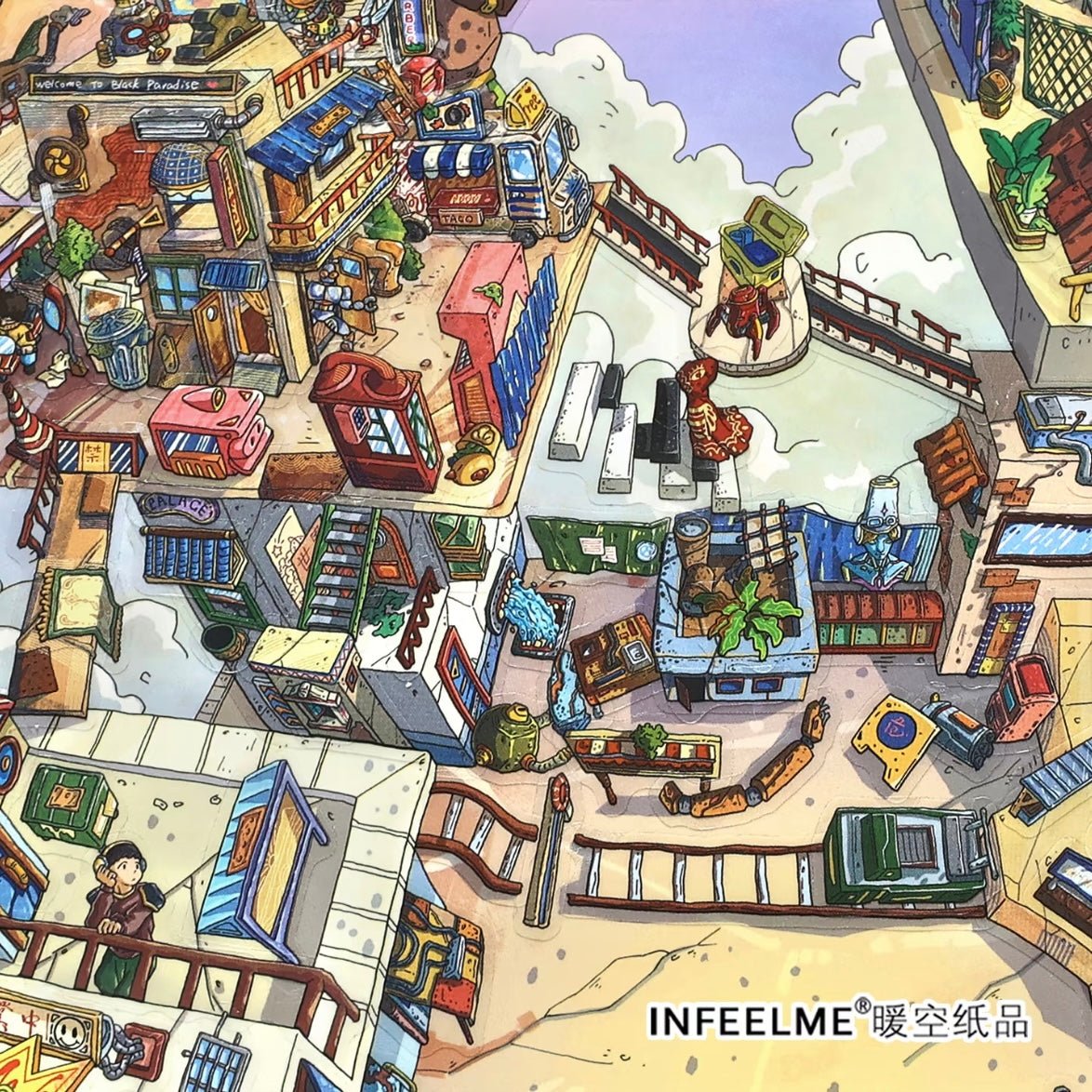 Today's Open Vol. 55 Impossible Town - XL - JoyJollyCrafts