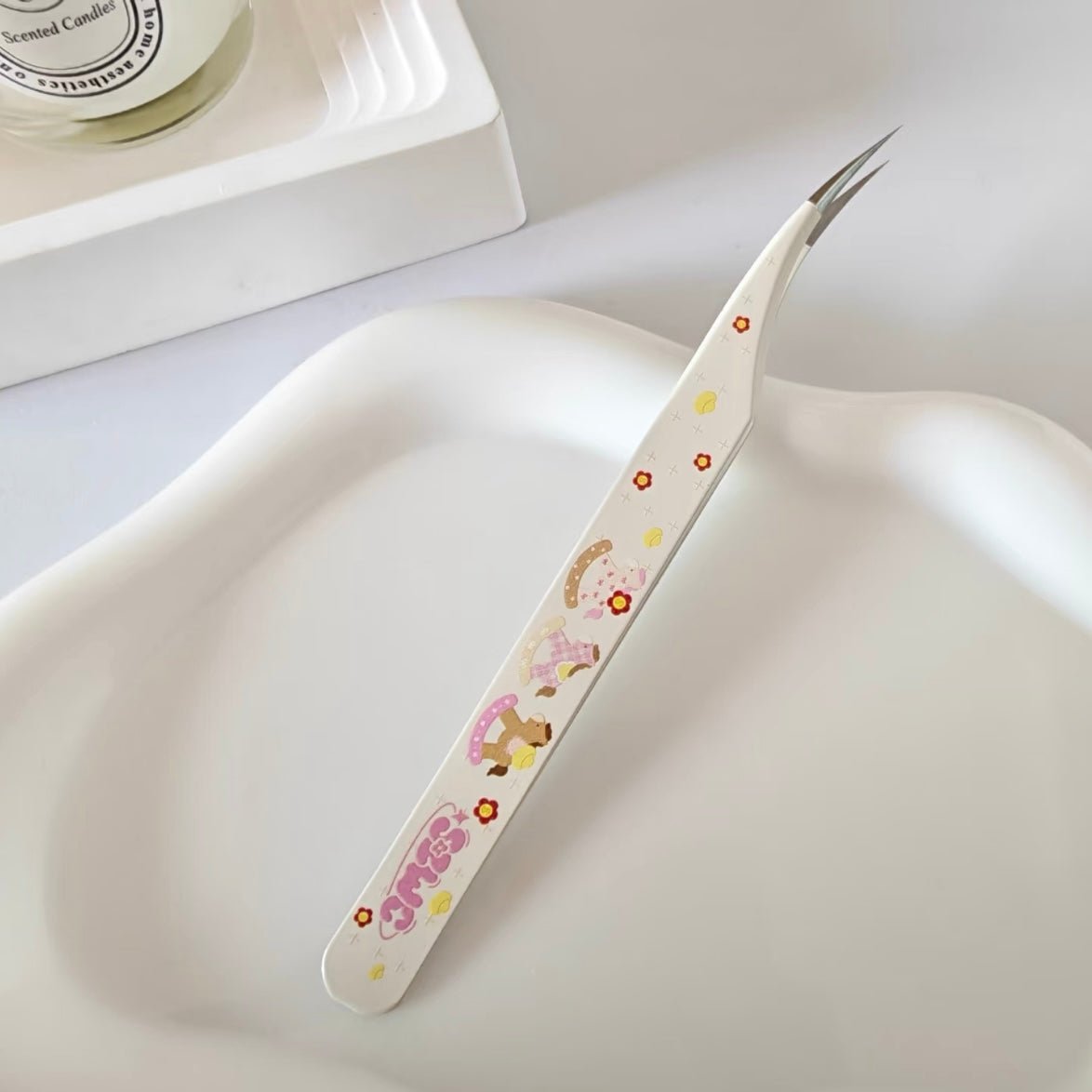 Tweezers Bear Golden Feather Tweezers Pony Golden Feather Tweezers Pony Dolphin Tweezers - S - JoyJollyCrafts