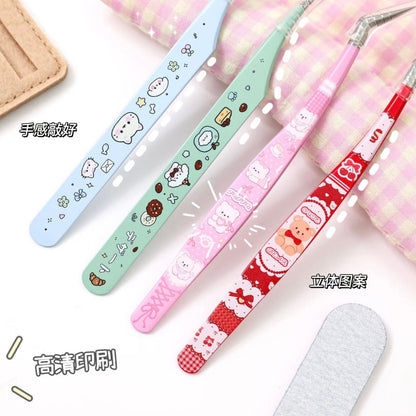 Tweezers Curved Tip Tweezers Curved Tip Tweezers - Tweezers Angled Tip Tweezers Angled Tip Tweezers - Tweezers - S - JoyJollyCrafts