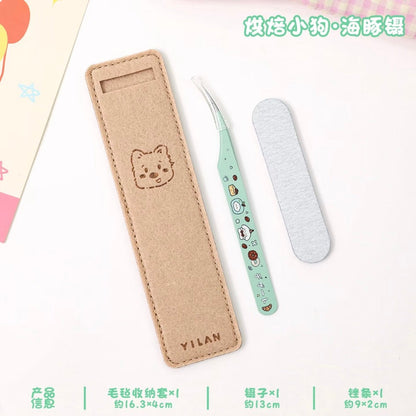 Tweezers Curved Tip Tweezers Curved Tip Tweezers - Tweezers Angled Tip Tweezers Angled Tip Tweezers - Tweezers - S - JoyJollyCrafts