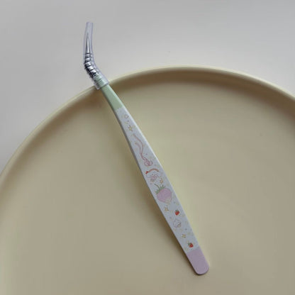 Tweezers Pear - Dolphin Tweezers Apple - Dolphin Tweezers Strawberry - Angled Tip Tweezers Orange - Angled TipTweezers - S - JoyJollyCrafts