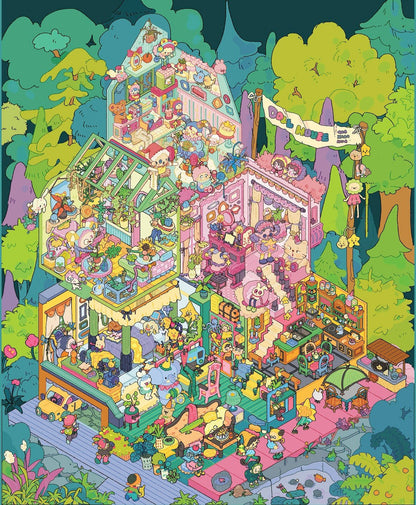 Two Eyes Vol. 11 Cute Pet Toy Store / Forest Dollhouse / Magic Tailor Shop - L - JoyJollyCrafts
