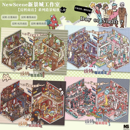 Vol. 1 Antique Shop Toy Shop Clothing Store Candy Store - L - JoyJollyCrafts