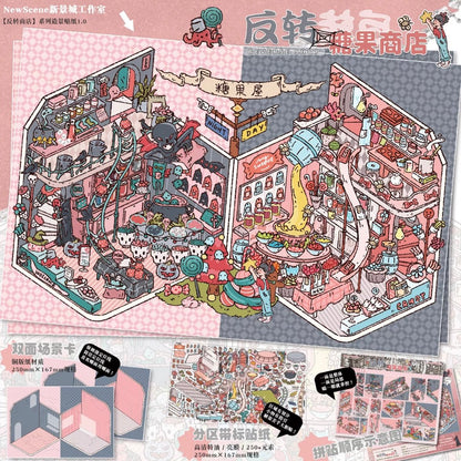 Vol. 1 Antique Shop Toy Shop Clothing Store Candy Store - L - JoyJollyCrafts