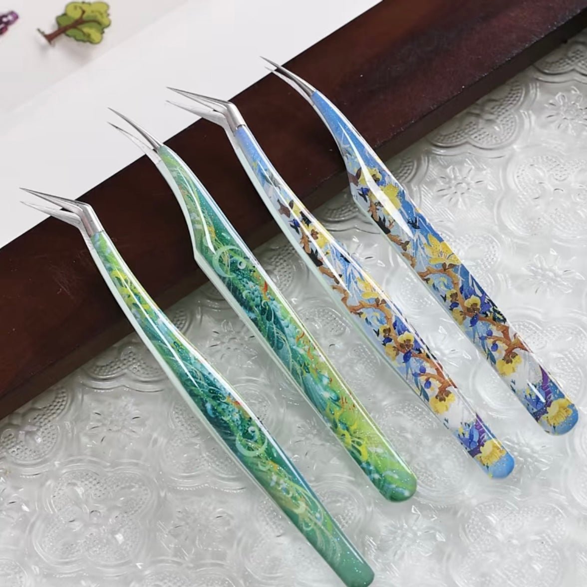 Vol. 1 Emerald Feather - Angled Tip Emerald Feather - Curved Tip Fragrant Link - Angled Tip Fragrant Link - Curved Tip - S - JoyJollyCrafts