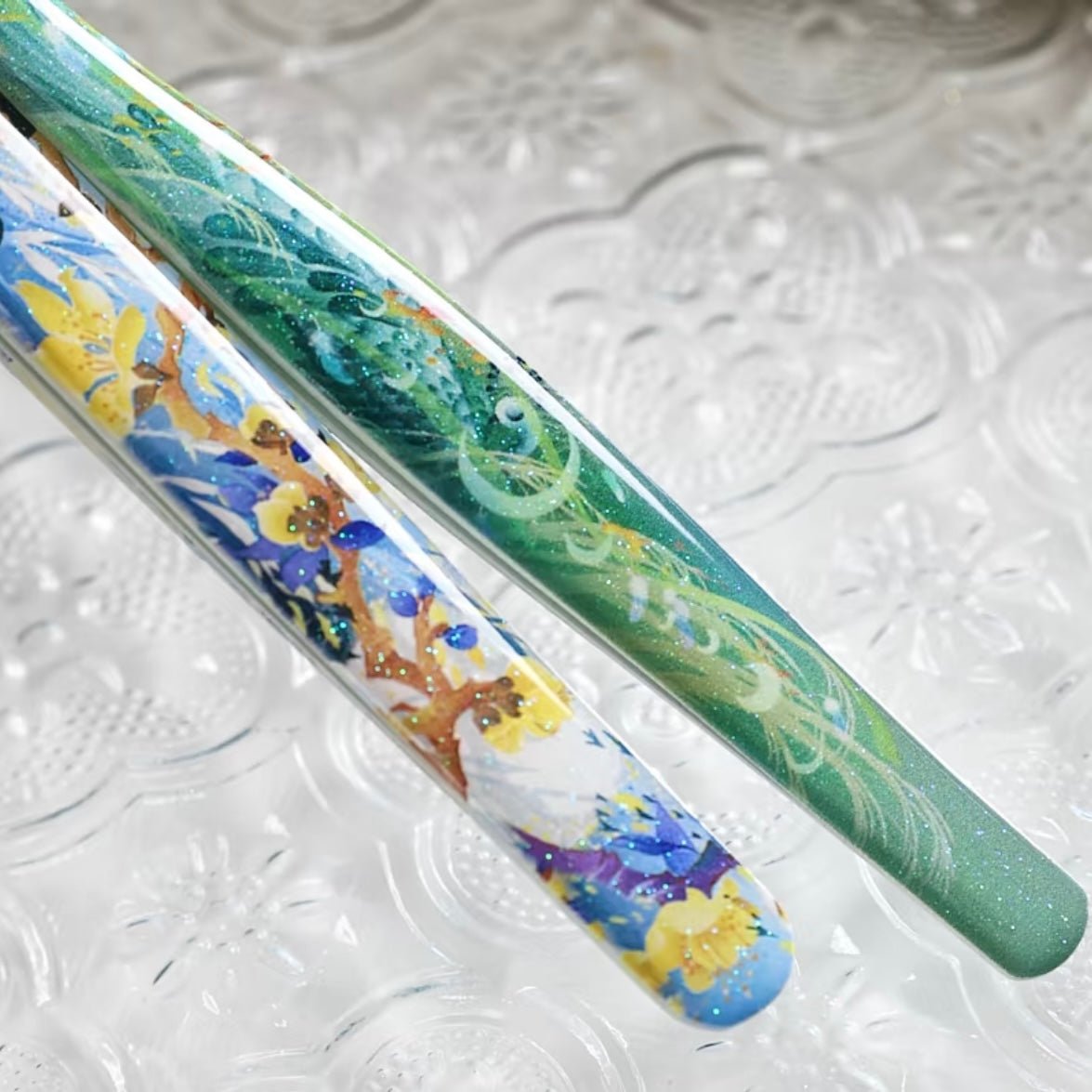 Vol. 1 Emerald Feather - Angled Tip Emerald Feather - Curved Tip Fragrant Link - Angled Tip Fragrant Link - Curved Tip - S - JoyJollyCrafts