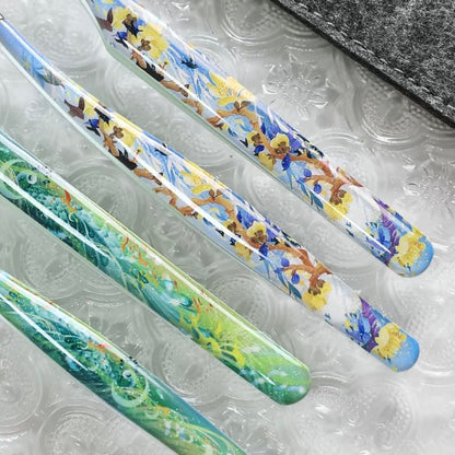 Vol. 1 Emerald Feather - Angled Tip Emerald Feather - Curved Tip Fragrant Link - Angled Tip Fragrant Link - Curved Tip - S - JoyJollyCrafts