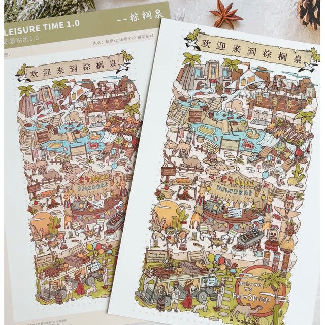 Vol. 1 Old House Palm Springs Coffee Time - L - JoyJollyCrafts