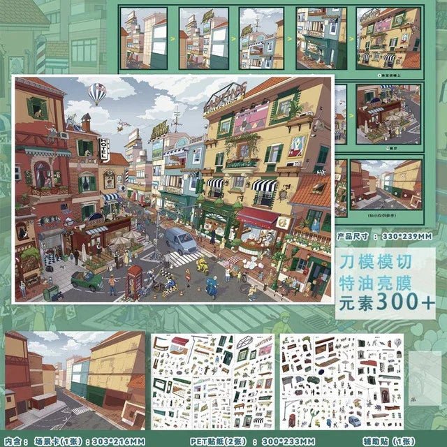 Vol. 1 Slow Moments at the Street Corner Candy Land - L - JoyJollyCrafts