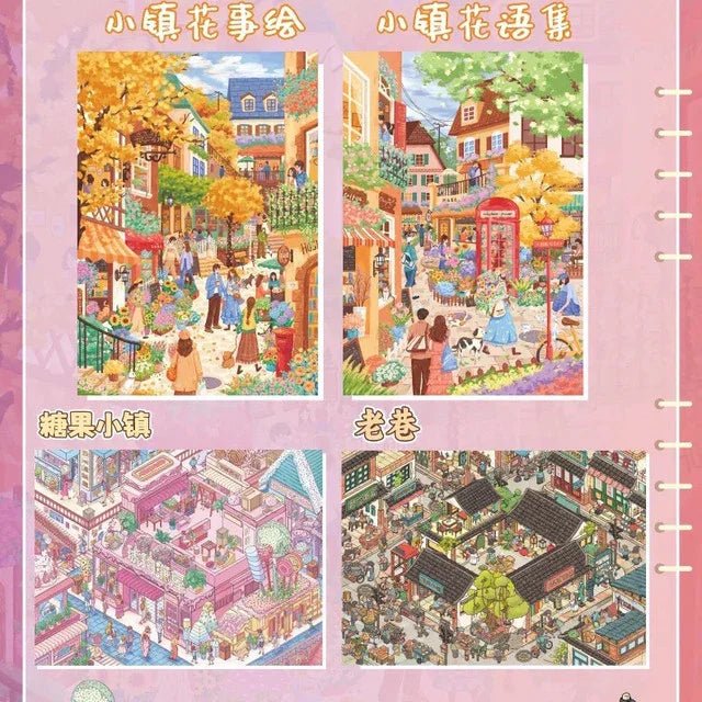 Vol. 1 Town Floral World Town Flower Language Collection Old Alley - L - JoyJollyCrafts