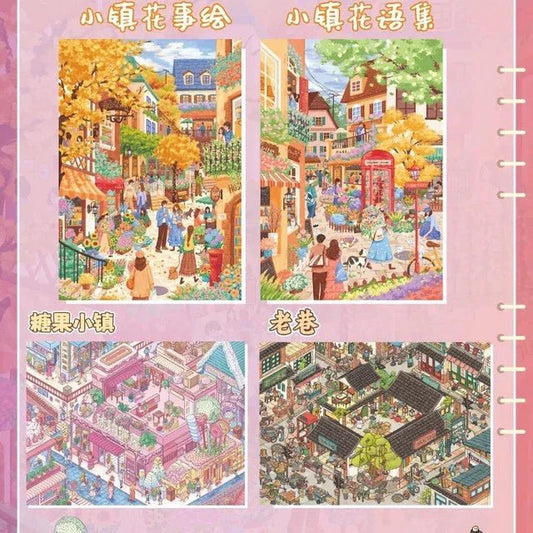 Vol. 1 Town Floral World Town Flower Language Collection Old Alley - L - JoyJollyCrafts