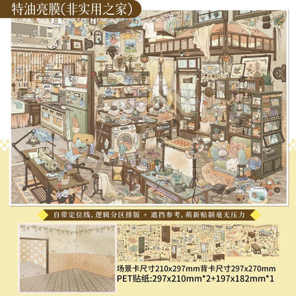 Vol. 10 An Impractical Home Springfield Weaving Town Sweetheart Malibu Bustling Market Day - L - JoyJollyCrafts