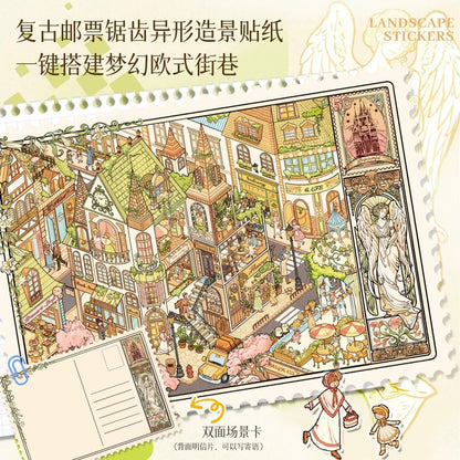 Vol. 10 An Impractical Home Springfield Weaving Town Sweetheart Malibu Bustling Market Day - L - JoyJollyCrafts