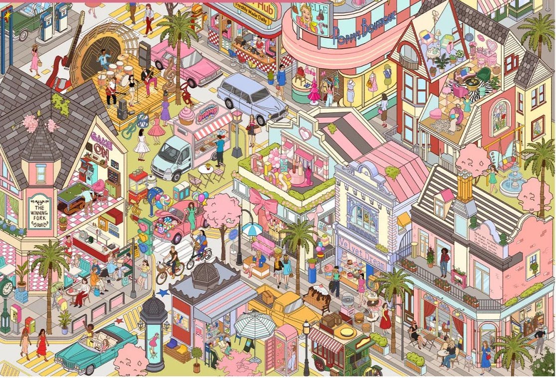 Vol. 10 An Impractical Home Springfield Weaving Town Sweetheart Malibu Bustling Market Day - L - JoyJollyCrafts