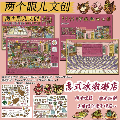 Vol. 10 Handmade Bakery Organic Vegetable Shop Italian Ice Cream Shop Australian Provisions Shop - M - JoyJollyCrafts