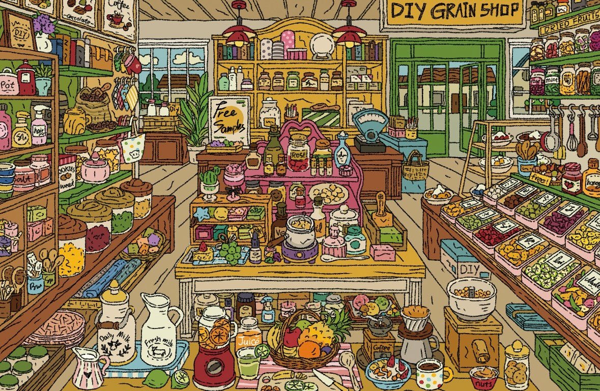 Vol. 10 Handmade Bakery Organic Vegetable Shop Italian Ice Cream Shop Australian Provisions Shop - M - JoyJollyCrafts