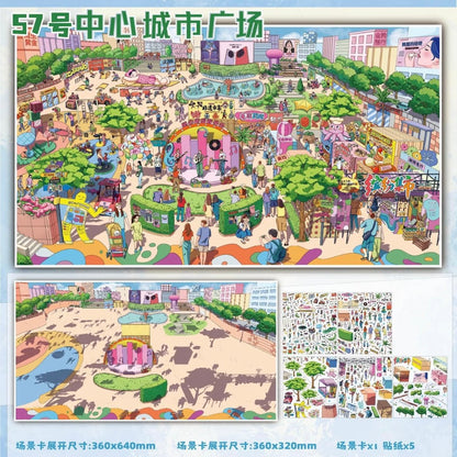 Vol. 10 No. 57 Central City Store No. 57 Central City Square - XL - JoyJollyCrafts