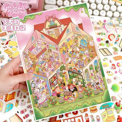 Vol. 108 Stair Town Girl’s Life Diary - L - JoyJollyCrafts