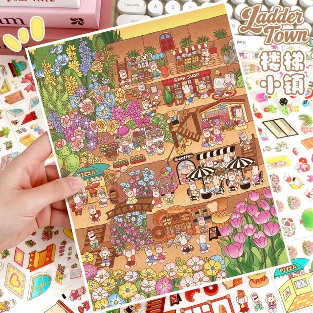 Vol. 108 Stair Town Girl’s Life Diary - L - JoyJollyCrafts