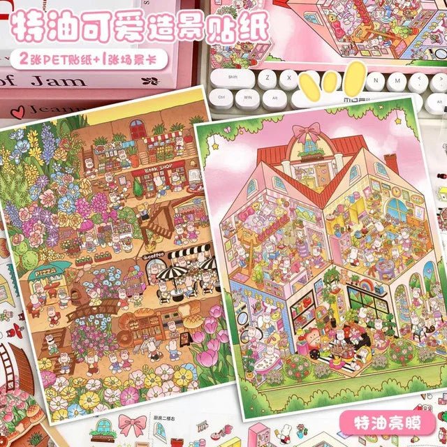 Vol. 108 Stair Town Girl’s Life Diary - L - JoyJollyCrafts