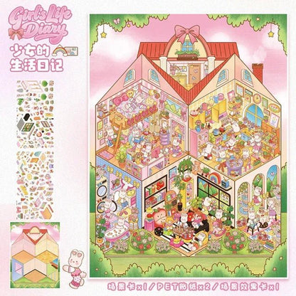 Vol. 108 Stair Town Girl’s Life Diary - L - JoyJollyCrafts