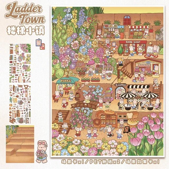 Vol. 108 Stair Town Girl’s Life Diary - L - JoyJollyCrafts