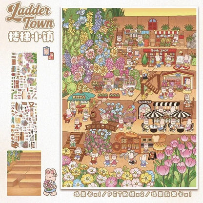 Vol. 108 Stair Town Girl’s Life Diary - L - JoyJollyCrafts